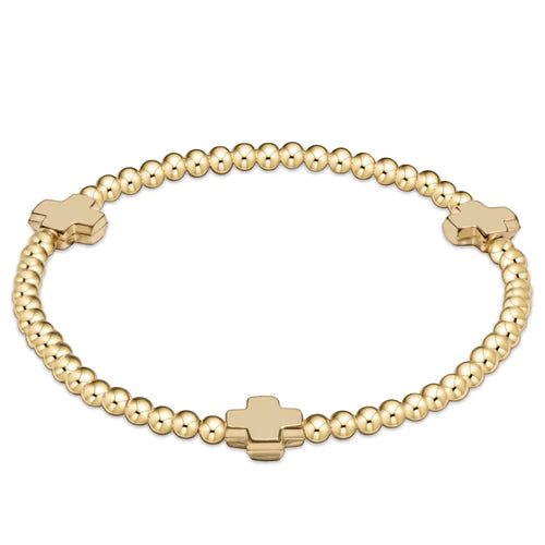 Charming Half-Circle Pattern 22K Gold Bracelet